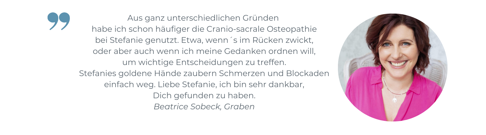 1 - Testimonial Beatrice Sobeck